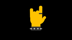 Animated Emoji - Sign Rock